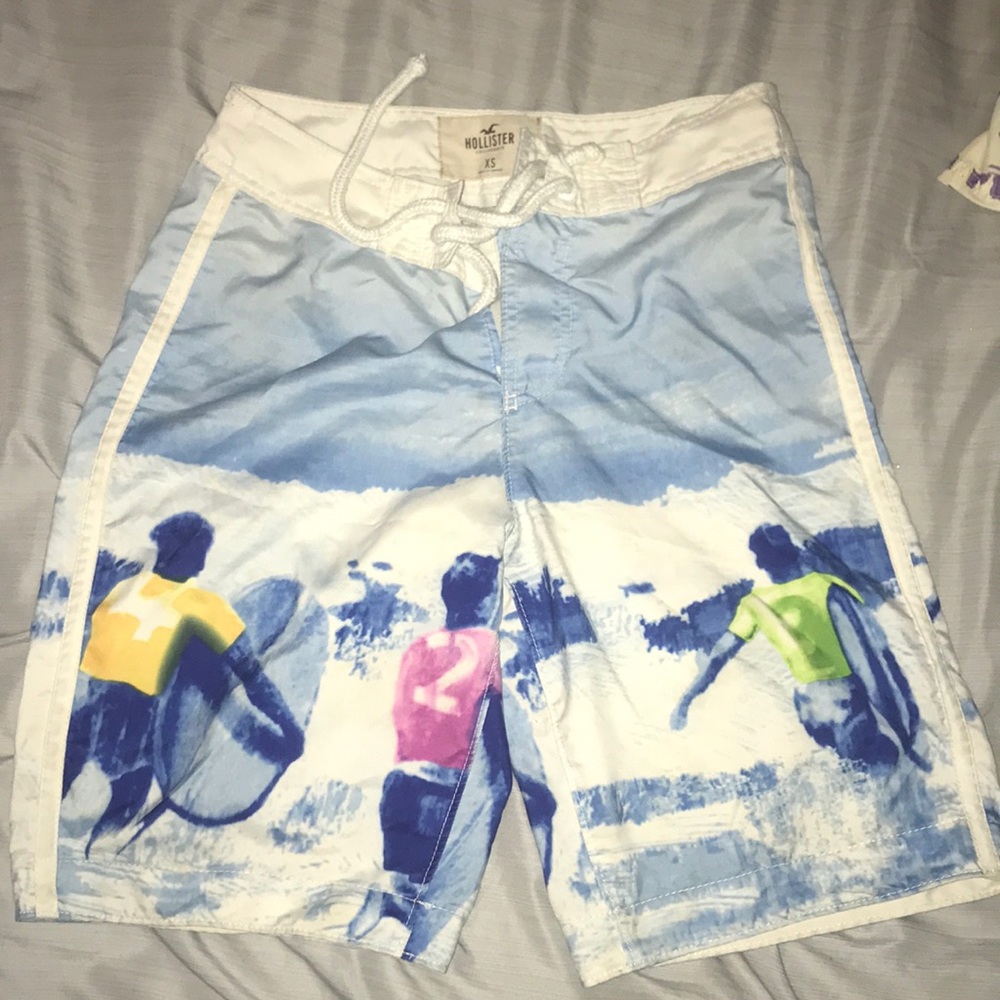 Hollister surf style bathing suit.